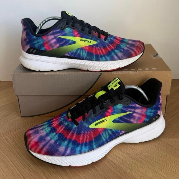 Brooks Launch 8 Rock N Roll Tie Dye Women Running Sneakers- SZ 9 - Picture 16 of 16